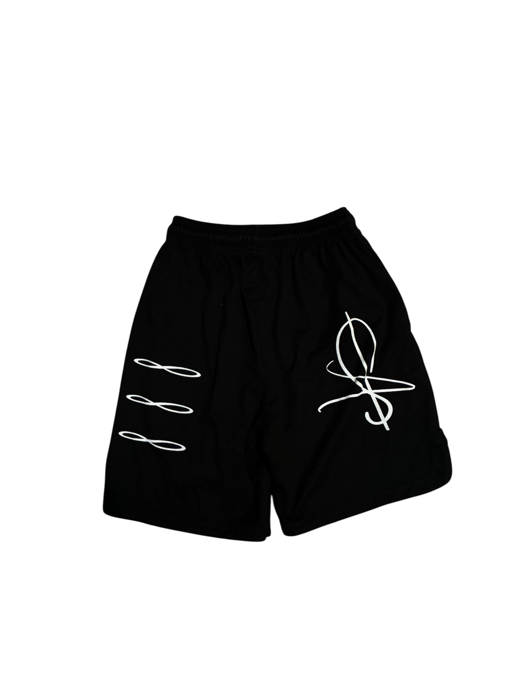 “Infinite Abundance” mesh shorts
